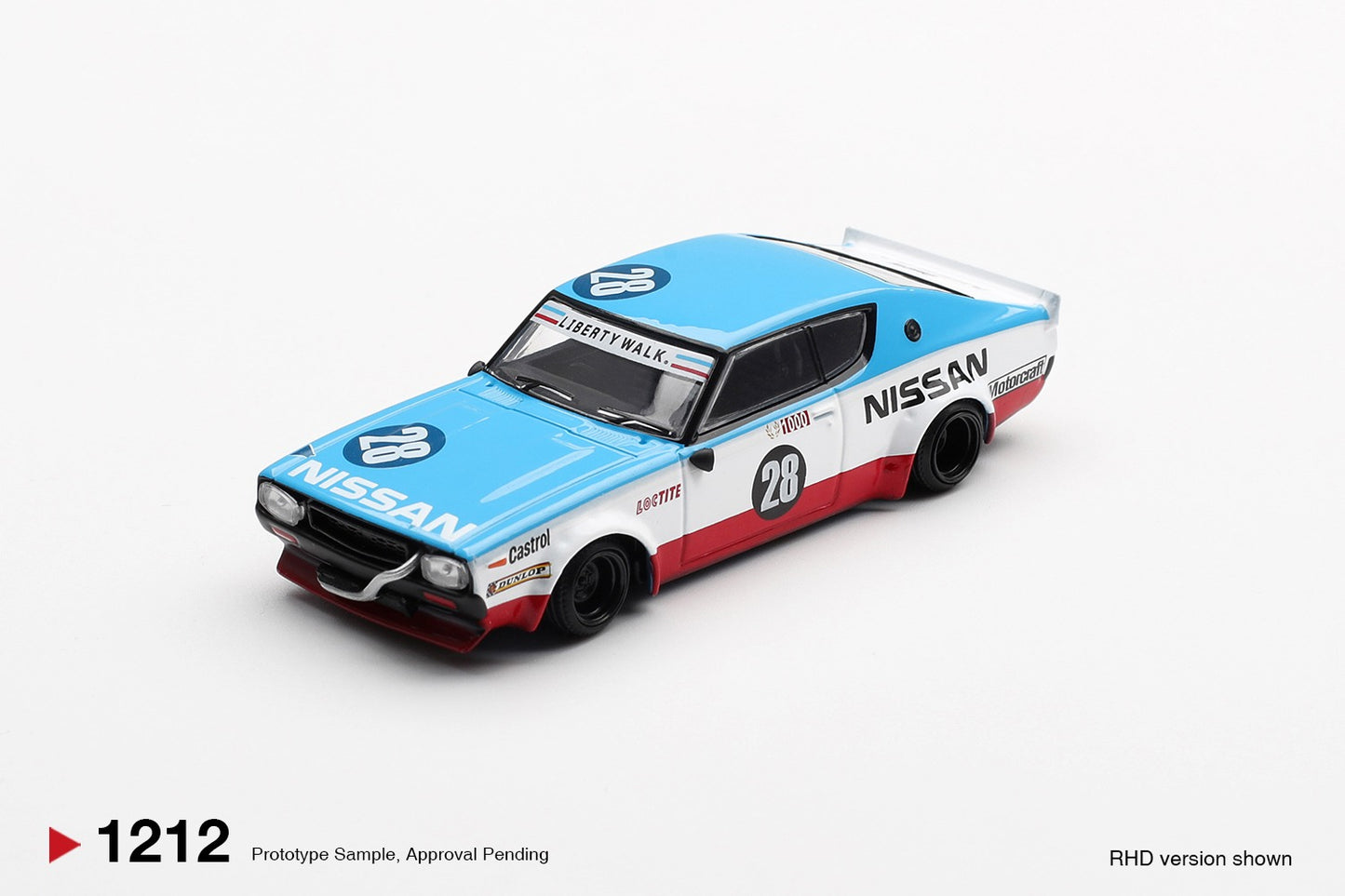 * PRE ORDER * MINI GT #1212 1/64 Nissan Skyline Kenmeri Liberty Walk Nissan Racing '75 concept (RHD)