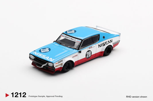 * PRE ORDER * MINI GT #1212 1/64 Nissan Skyline Kenmeri Liberty Walk Nissan Racing '75 concept (RHD)