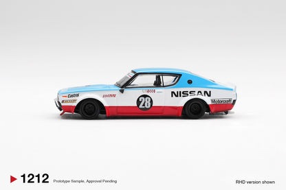 * PRE ORDER * MINI GT #1212 1/64 Nissan Skyline Kenmeri Liberty Walk Nissan Racing '75 concept (RHD)