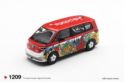 * PRE ORDER * MINI GT #1209 1/64 Volkswagen ID. Buzz Mizu Design (RHD)
