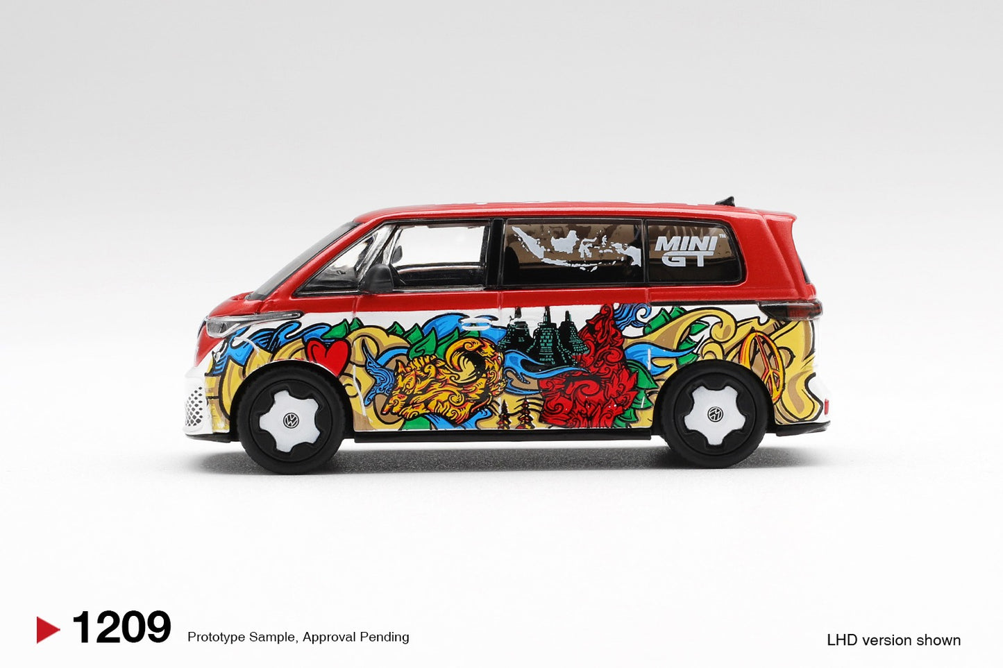 * PRE ORDER * MINI GT #1209 1/64 Volkswagen ID. Buzz Mizu Design (RHD)