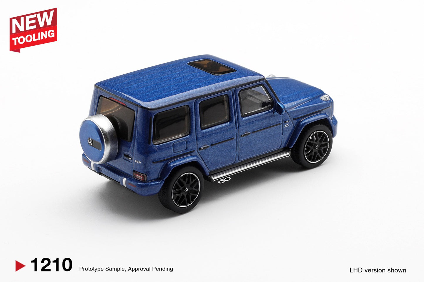 * PRE ORDER * MINI GT #1210 1/64 Mercedes-AMG G 63 Dark Blue Metallic (RHD)