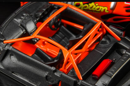 * PRE ORDER * MOTORHELIX × Mr.Hiro × Option 1/64 Nissan Fairlady Z，"Option Stream Z" ‘02（Z33) M63851 Orange
