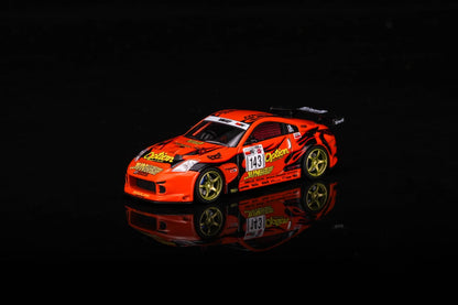 * PRE ORDER * MOTORHELIX × Mr.Hiro × Option 1/64 Nissan Fairlady Z，"Option Stream Z" ‘02（Z33) M63851 Orange