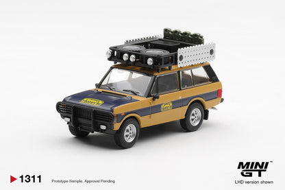 * PRE ORDER * MINI GT #1311 1/64 Range Rover 1981 Camel Trophy Sumatra N.Sudmann & F.Hofmann (LHD)