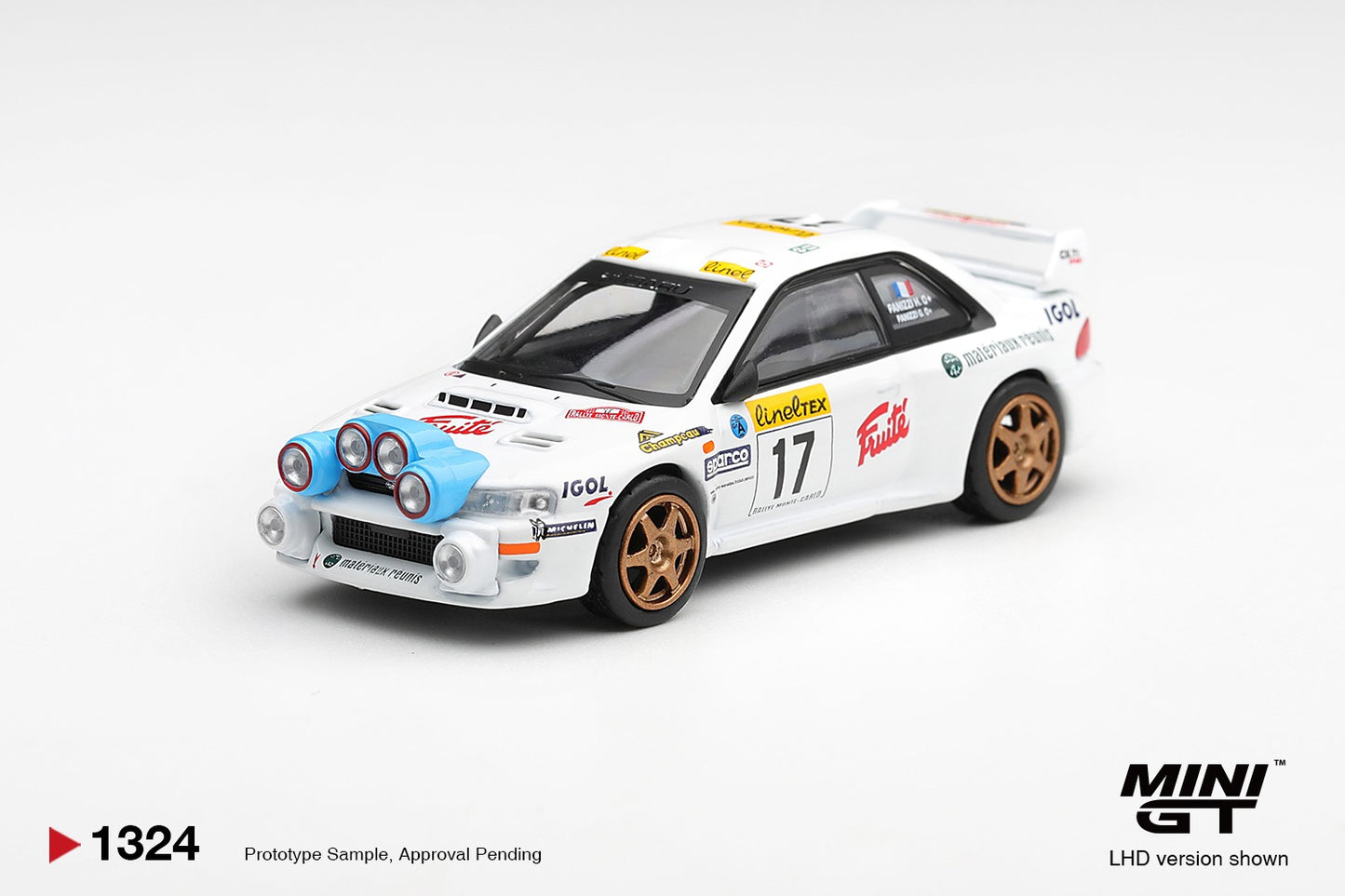 * PRE ORDER * MINI GT #1324 1/64 Subaru Impreza WRC98 #17 1999 Rally Monte-Carlo (LHD)