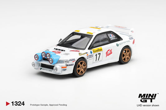 * PRE ORDER * MINI GT #1324 1/64 Subaru Impreza WRC98 #17 1999 Rally Monte-Carlo (LHD)