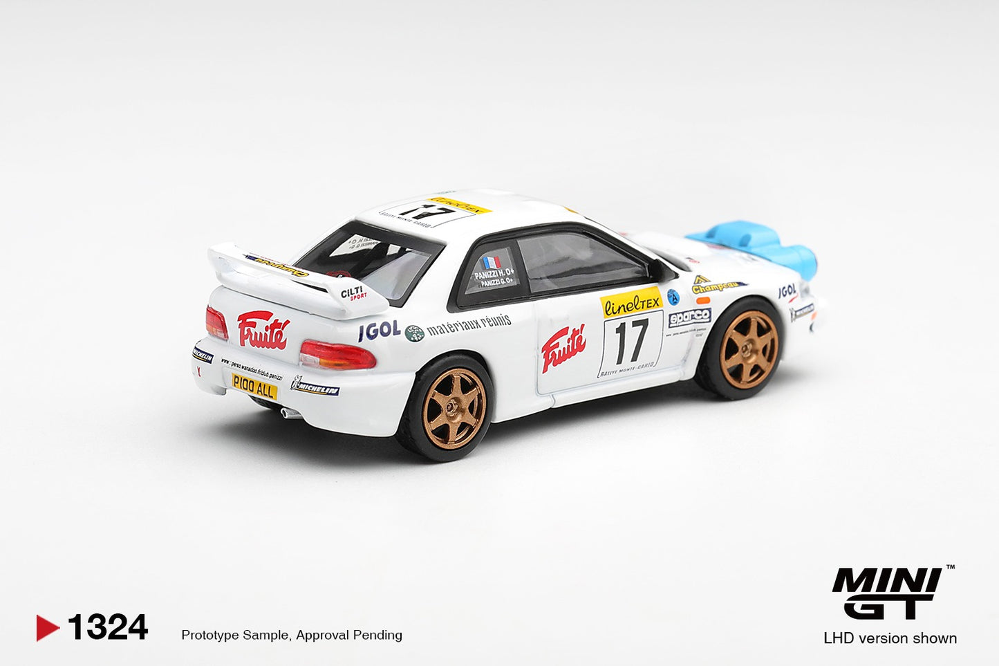 * PRE ORDER * MINI GT #1324 1/64 Subaru Impreza WRC98 #17 1999 Rally Monte-Carlo (LHD)