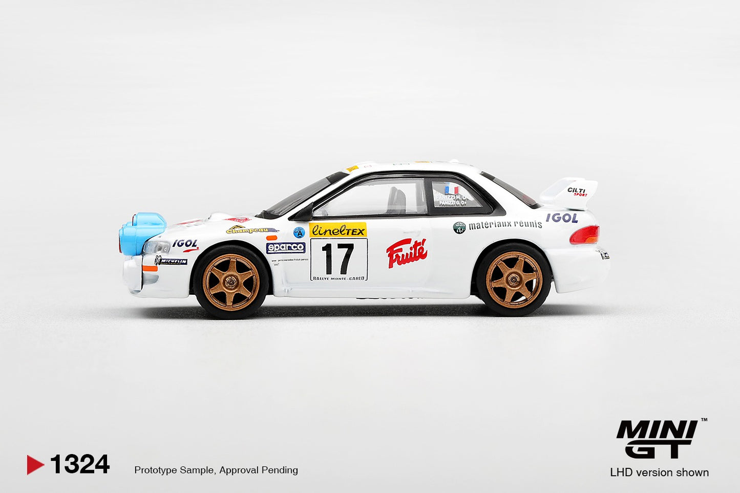 * PRE ORDER * MINI GT #1324 1/64 Subaru Impreza WRC98 #17 1999 Rally Monte-Carlo (LHD)