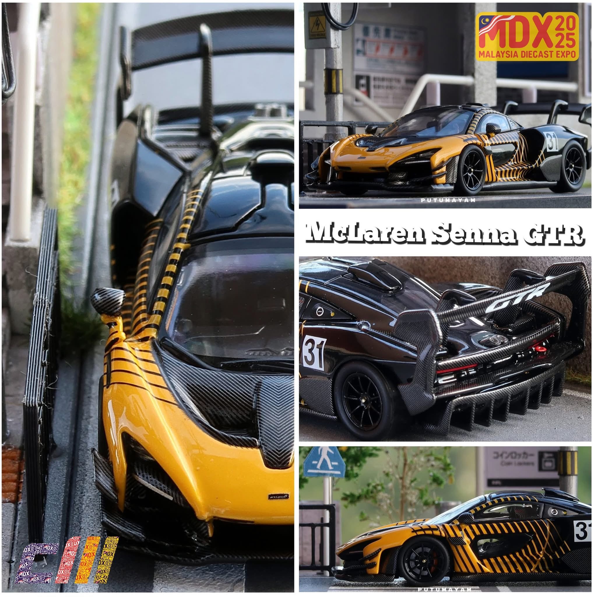 CM MODEL 1/64 MCLAREN SENNA GTR TRACK CAR MDX 2025 EXCLUSIVE
