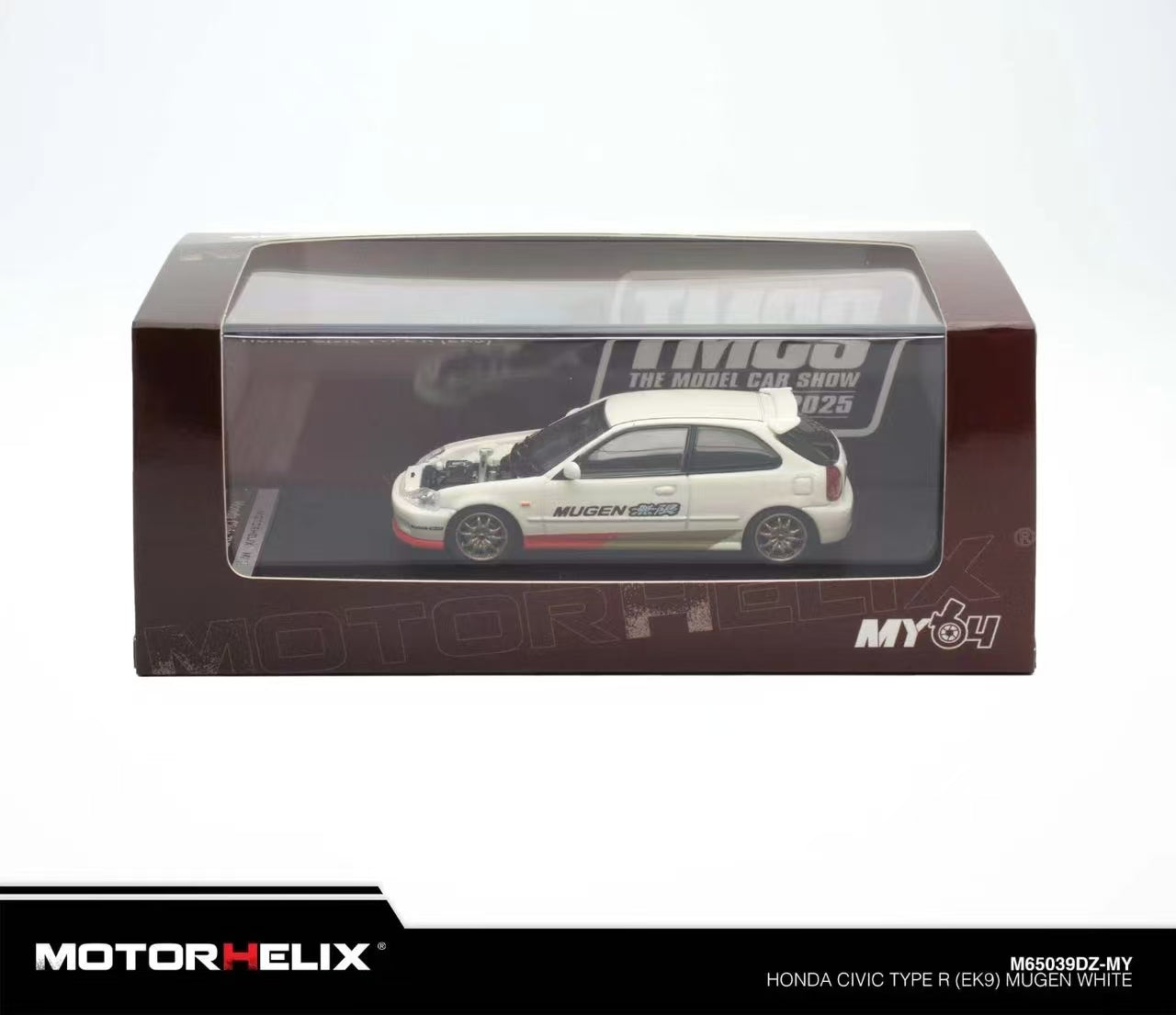 MOTORHELIX 1/64 HONDA CIVIC TYPE R EK9 TMCS SET | THE MODEL CAR SHOW 2025 TMCS
