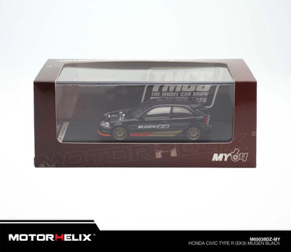 MOTORHELIX 1/64 HONDA CIVIC TYPE R EK9 TMCS SET | THE MODEL CAR SHOW 2025 TMCS