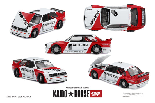 * PRE ORDER * [ Kaido House x MINI GT ] 1/64 BMW M3 KH REDBORO KHMG293