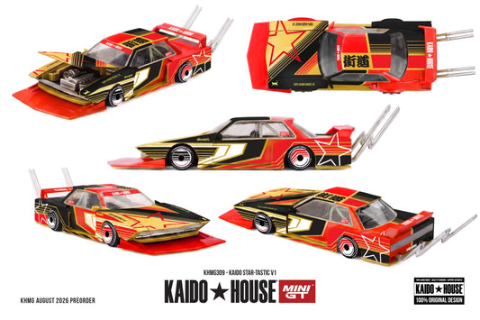 * PRE ORDER * [ Kaido House x MINI GT ] 1/64 KAIDO STAR-TASTIC V1 KHMG309