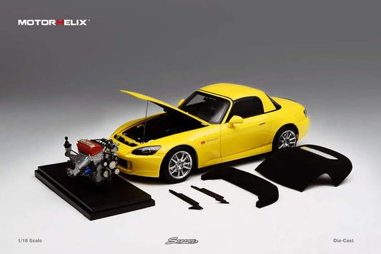 MOTORHELIX 1/18 Honda S2000 (AP2) Indy Racing Yellow M85103