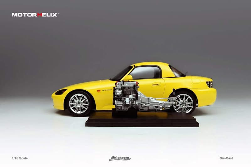 MOTORHELIX 1/18 Honda S2000 (AP2) Indy Racing Yellow M85103