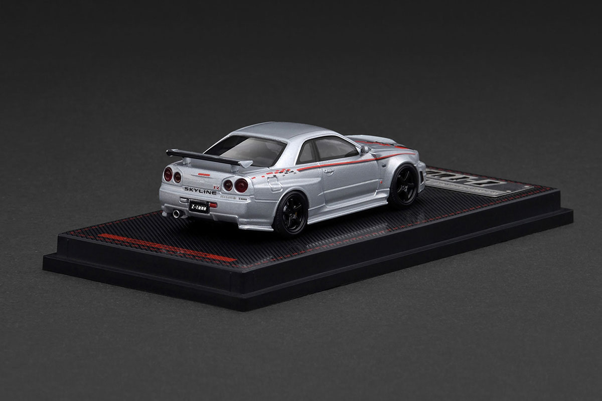 IGNITION MODEL 1/64 IG3840 1/64 Nismo R34 GT-R Z-tune Silver