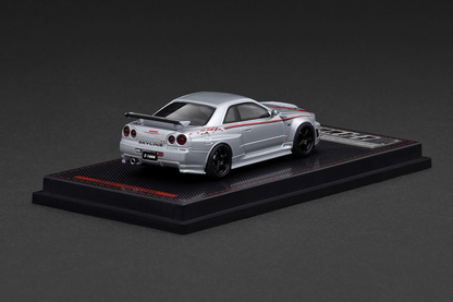 IGNITION MODEL 1/64 IG3840 1/64 Nismo R34 GT-R Z-tune Silver