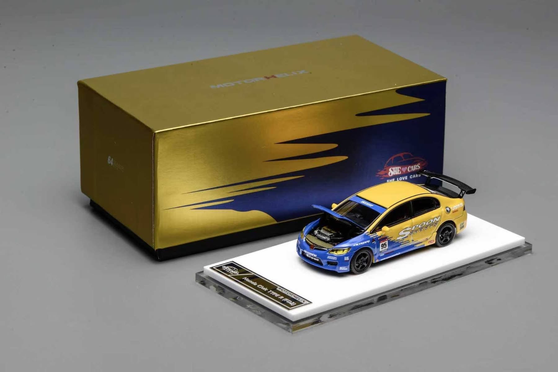 Motorhelix 1/64 Honda Civic Type R FD2 Spoon Sports | The