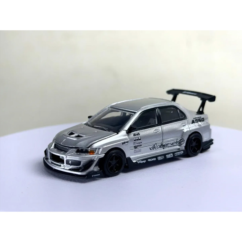 Peako X Varis Mitsubishi Lancer Evolution Silver Metallic