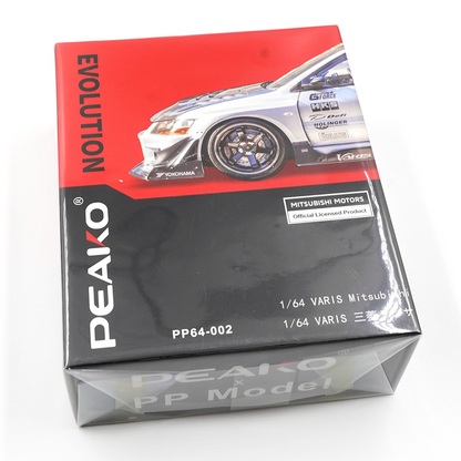 Peako X Varis Mitsubishi Lancer Evolution Silver Metallic