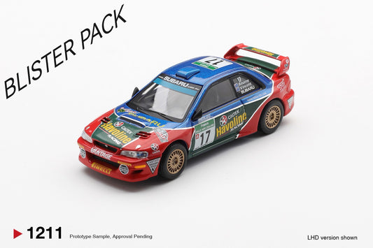 * PRE ORDER * MINI GT #1211 1/64 Subaru Impreza WRC98 #17 2000 Rally New Zealand (LHD) * BLISTER PACK *