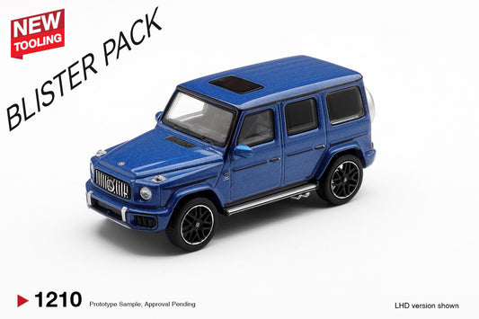 * PRE ORDER * MINI GT #1210 1/64 Mercedes-AMG G 63 Dark Blue Metallic (RHD) * BLISTER PACK *