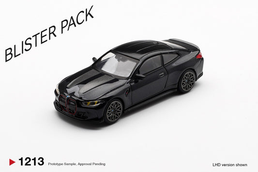 * PRE ORDER * MINI GT #1213 1/64 BMW M4 CS  Black Sapphire (RHD) * BLISTER PACK *