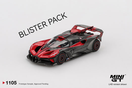MINI GT #1106 1/64 Bugatti Bolide Red (LHD) * BLISTER PACK *