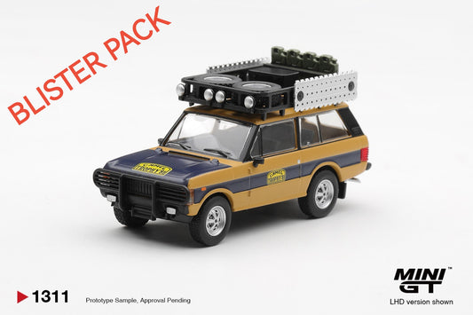 * PRE ORDER * MINI GT #1311 1/64 Range Rover 1981 Camel Trophy Sumatra N.Sudmann & F.Hofmann (LHD) * BLISTER PACK *