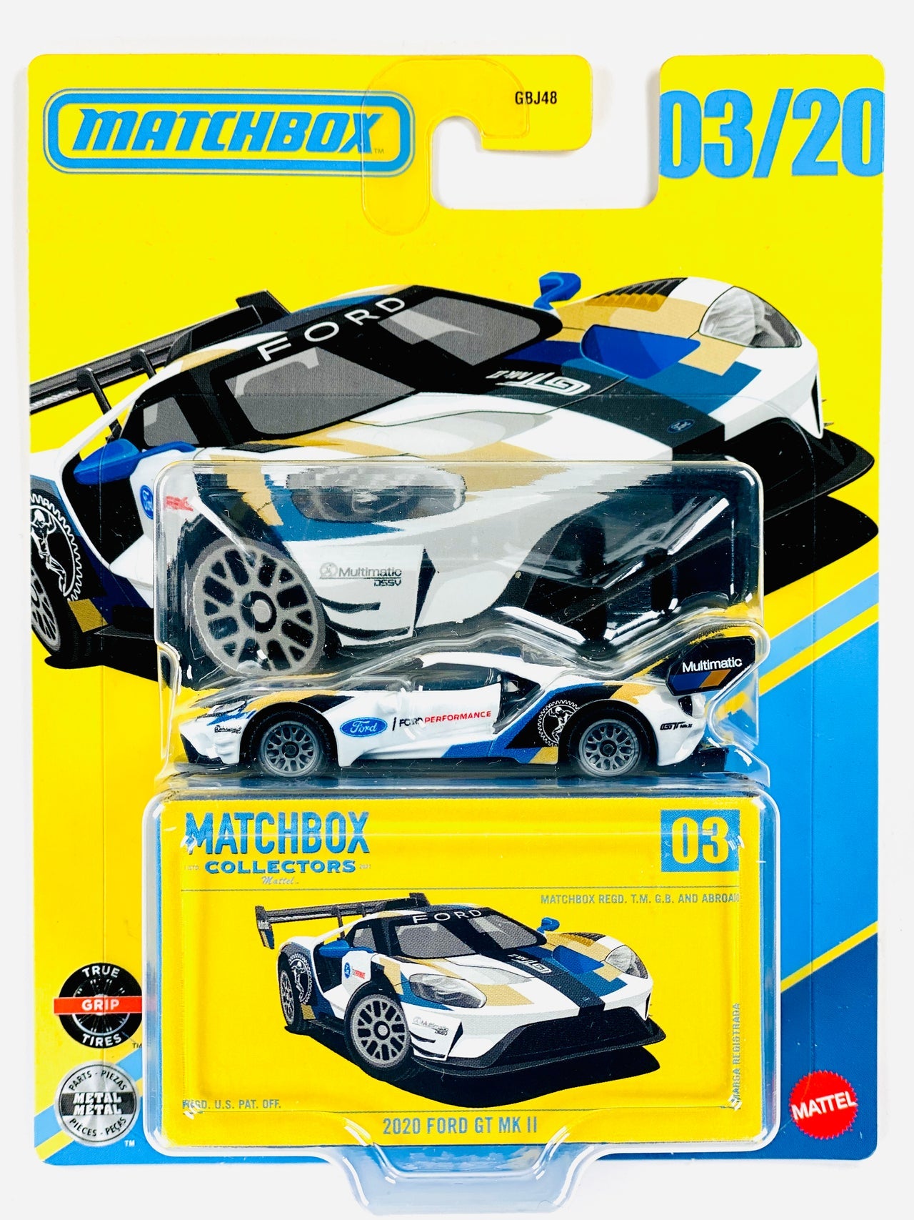 MATCHBOX COLLECTORS 2020 Ford GT MK II