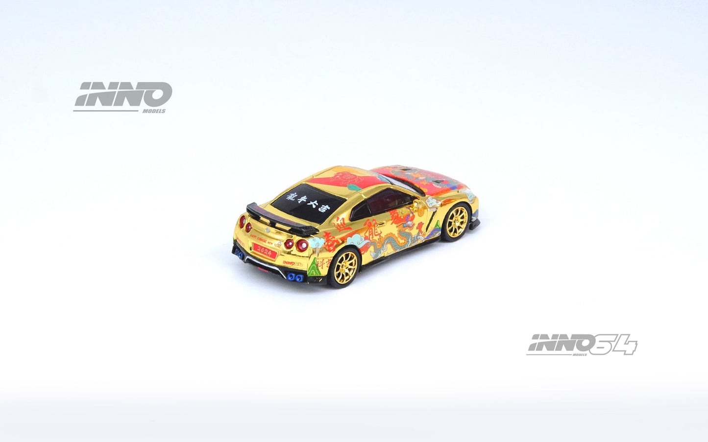 INNO 64 1/64 NISSAN GT-R (R35) Year Of The Dragon 2024 Chinese New Year Edition