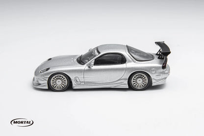 Mortal 1:64 Mazda RX-7 Veilside Silver