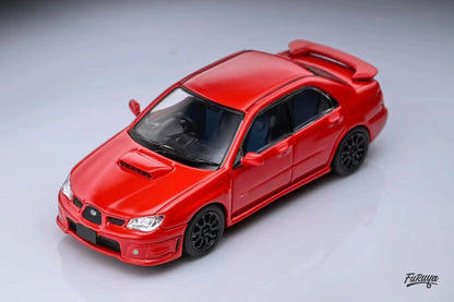 Furuya 1/64 Subaru Impreza WRX STi The 9th Generation Red Sedan Version ( Movie Car Baby Driver )