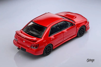 Furuya 1/64 Subaru Impreza WRX STi The 9th Generation Red Sedan Version ( Movie Car Baby Driver )