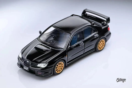 Furuya 1/64 Subaru Impreza WRX STi The 9th Generation Black Sedan Version