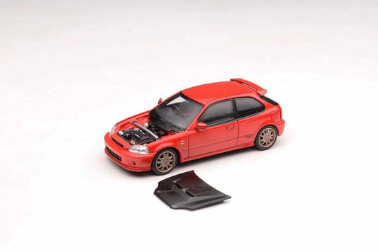 MOTORHELIX 1/64 Honda Civic Type-R EK9 Mugen Milano Red