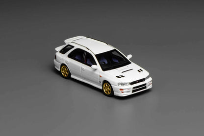 * PRE ORDER * MOTORHELIX 1/64 SUBARU IMPREZA WAGON WRX STI VERSION VI PURE WHITE  M67102