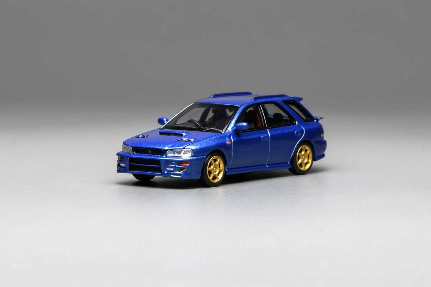 * PRE ORDER * MOTORHELIX 1/64 SUBARU IMPREZA WAGON WRX STI VERSION VI  CUSTOMIZED WORLD RALY BLUE MICA  M67101