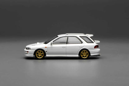* PRE ORDER * MOTORHELIX 1/64 SUBARU IMPREZA WAGON WRX STI VERSION VI PURE WHITE  M67102