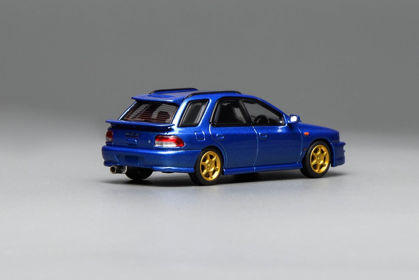 * PRE ORDER * MOTORHELIX 1/64 SUBARU IMPREZA WAGON WRX STI VERSION VI  CUSTOMIZED WORLD RALY BLUE MICA  M67101