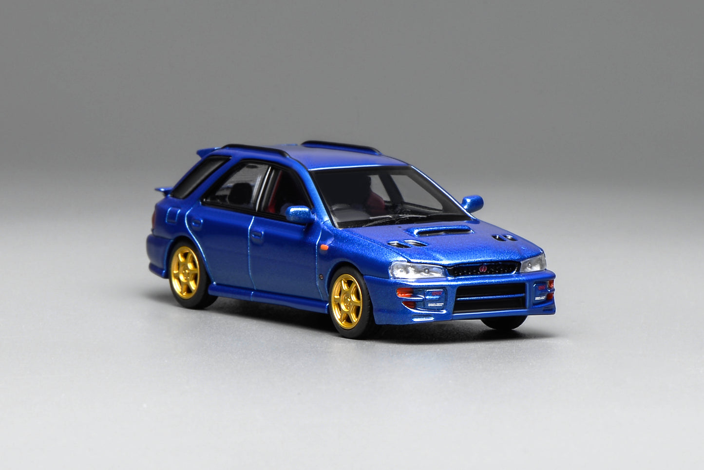 * PRE ORDER * MOTORHELIX 1/64 SUBARU IMPREZA WAGON WRX STI VERSION VI  CUSTOMIZED WORLD RALY BLUE MICA  M67101