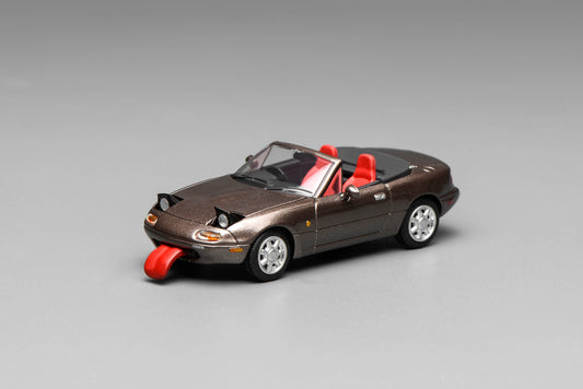 * PRE ORDER * MOTORHELIX 1/64 MAZDA EUNOS ROADSTER (NA) RHD  METALLIC BROWN  M60207R