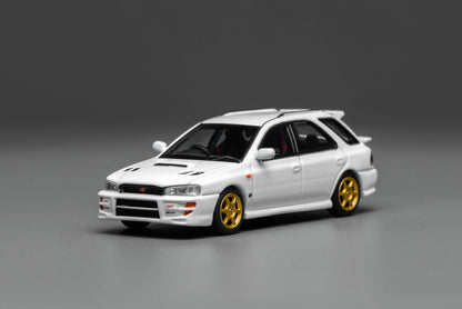 * PRE ORDER * MOTORHELIX 1/64 SUBARU IMPREZA WAGON WRX STI VERSION VI PURE WHITE  M67102