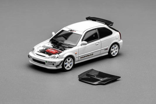 * PRE ORDER * MOTORHELIX 1/64 HONDA CIVIC TYPE R EK9  J'S RACING LIVERY  M65029