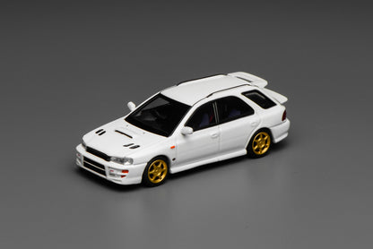 * PRE ORDER * MOTORHELIX 1/64 SUBARU IMPREZA WAGON WRX STI VERSION VI PURE WHITE  M67102