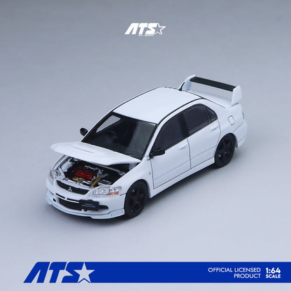 ATS 1/64 MITSUBISHI LANCER EVOLUTION IX PEARL WHITE - ATS880803
