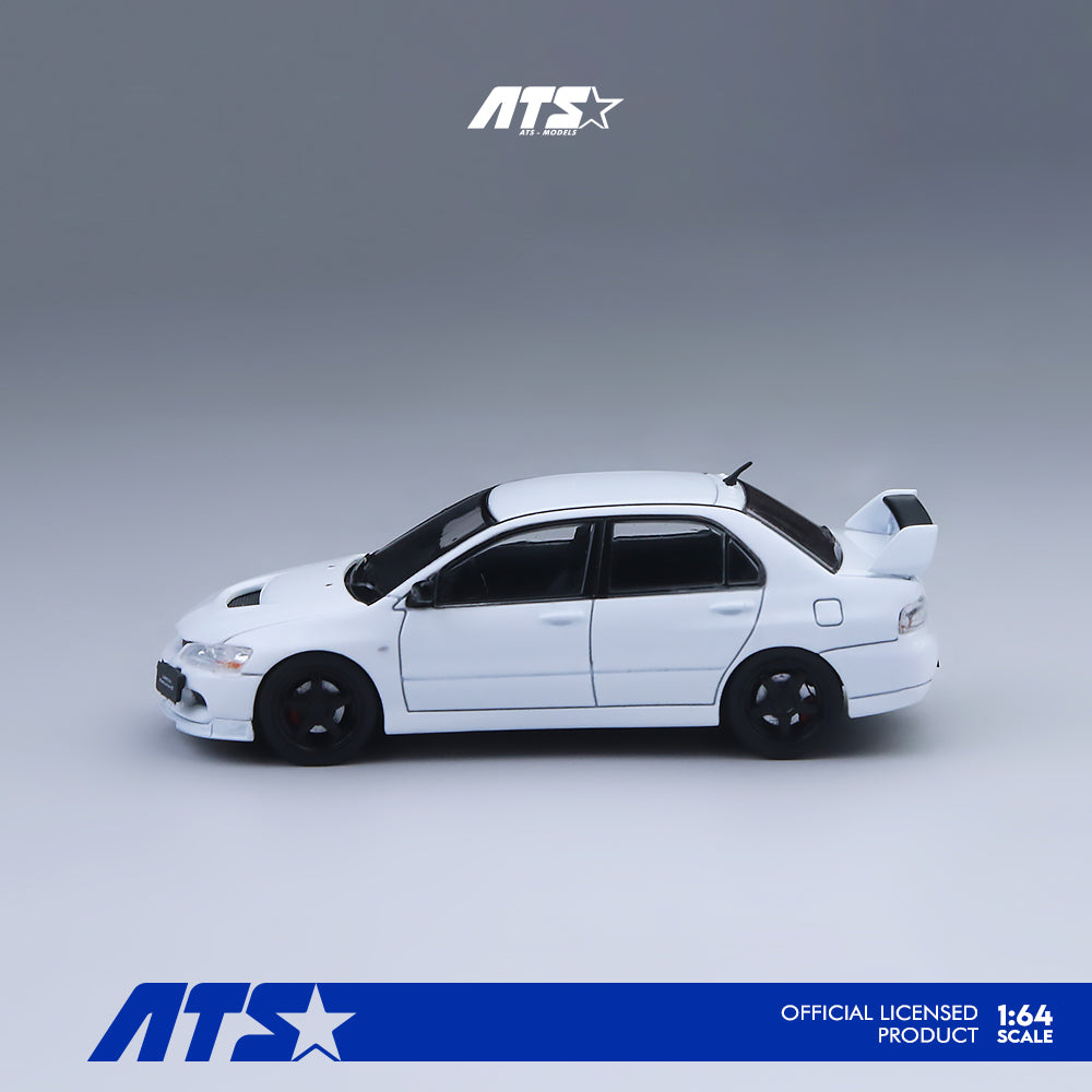 ATS 1/64 MITSUBISHI LANCER EVOLUTION IX PEARL WHITE - ATS880803