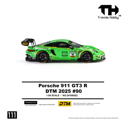 * PRE ORDER * Trends Hobby 1/64 Porsche 911 (992) GT3 R DTM 2025 Green #90