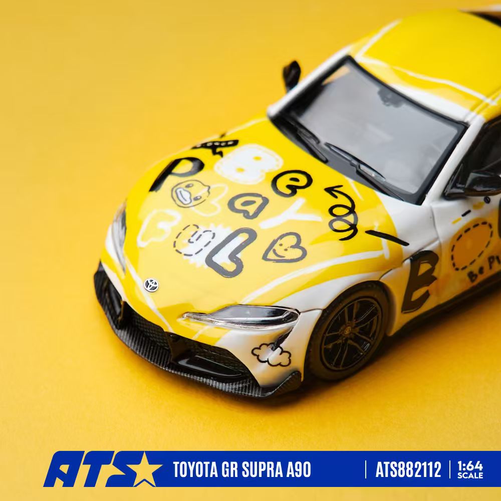 * PRE ORDER * ATS 1/64 Toyota GR SUPRA A90 & B.Duck Diecast model (Dual-licensed Product) ATS882112 B.Duck